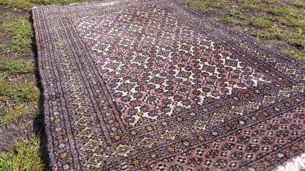 Prachtig origineel oud Perzisch tapijtje 78-122 cm., Antiek en Kunst, Ophalen of Verzenden