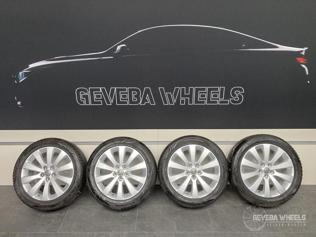 17” originele Opel Astra J velgen + allseason banden 5x105, Auto-onderdelen, Banden en Velgen, -, -, Banden en Velgen, 17 inch