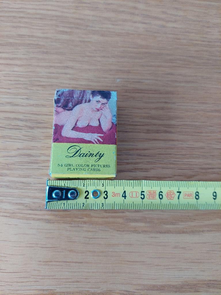 Dainty speelkaarten  ( mini ), Ophalen of Verzenden, Gebruikt, Speelkaart(en)