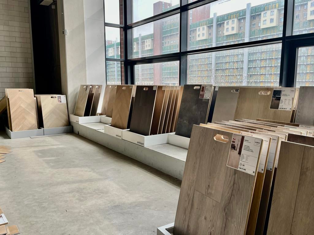 PVC Klik Visgraat Laminaat incl. Legservice, Doe-het-zelf en Verbouw, Kunststof, 50 tot 150 cm, Nieuw, Ophalen of Verzenden