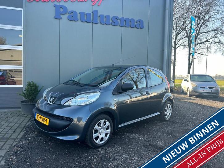 Peugeot 107 1.0-12V XR Inc garantie (bj 2005), Auto's, Peugeot, Bedrijf, Te koop, ABS, Airbags, Alarm, Metallic lak, Radio, Startonderbreker