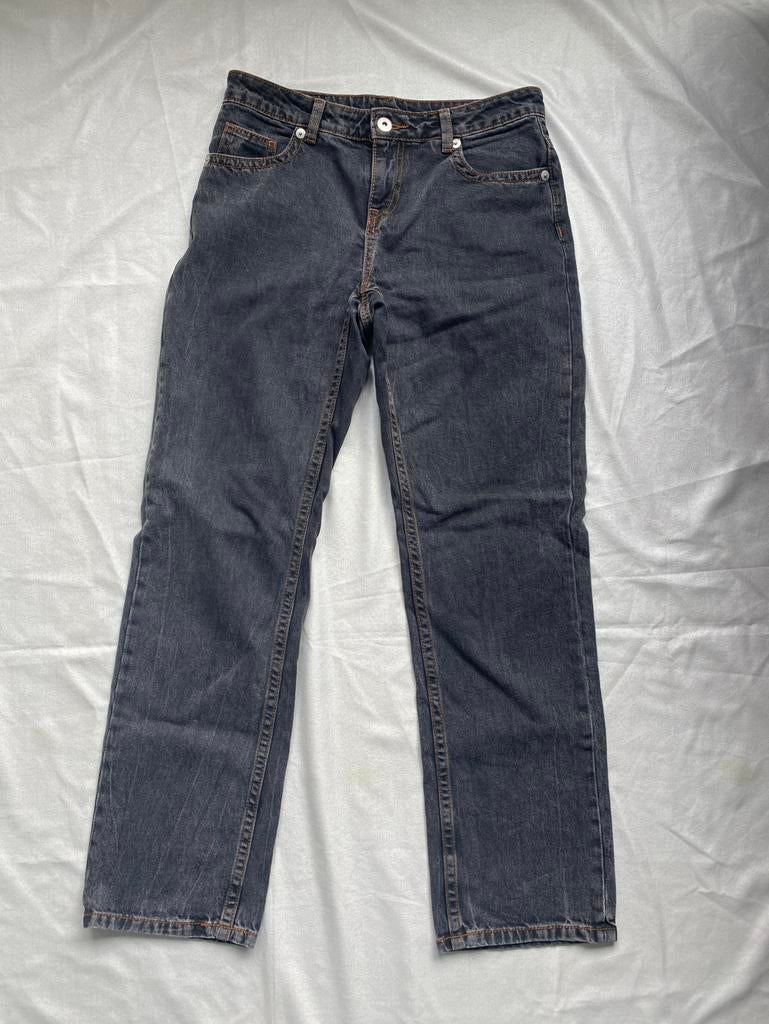 H&M Divided Zwarte Jeans - Maat 38, Kleding | Dames, Spijkerbroeken en Jeans, Ophalen of Verzenden, Zo goed als nieuw, Zwart, W30 - W32 (confectie 38/40)