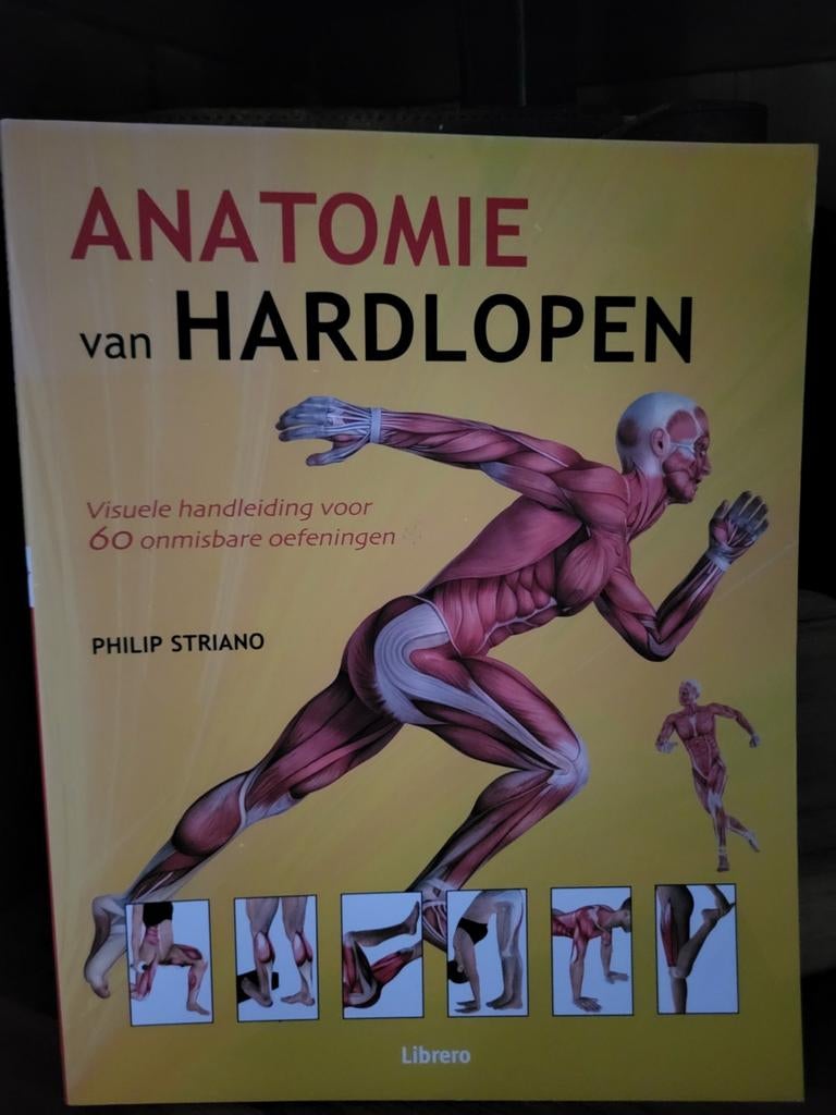 Anatomie van Hardlopen - Visuele handleiding, Ophalen of Verzenden, Zo goed als nieuw, Philip Striano, Lopen en Fietsen