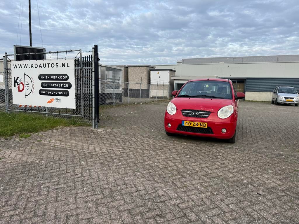 Kia Picanto 1.1 48KW 2007 Rood, Auto's, Kia, 836 kg, 4 cilinders, 400 kg, Origineel Nederlands