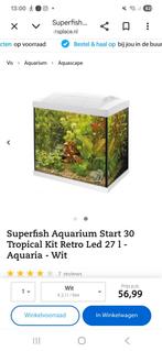 Aquarium 27 ltr Superfish, Ophalen, Gebruikt, Leeg aquarium