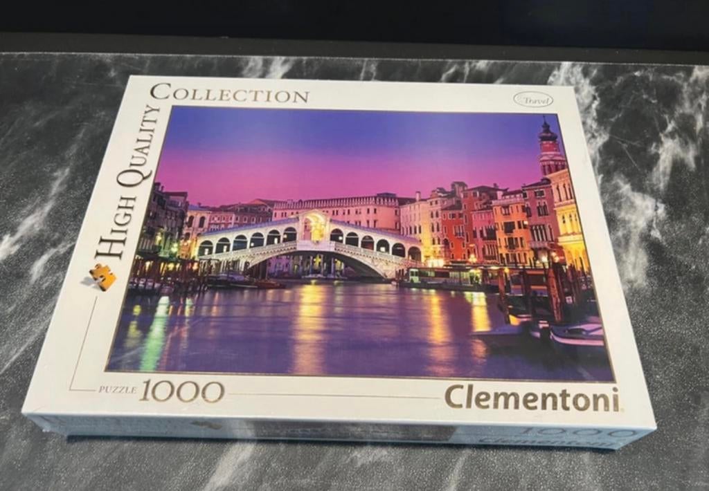 Clementoni puzzel nieuw in seal 1000 stukjes Venetië, Ophalen of Verzenden, 500 t/m 1500 stukjes, Zo goed als nieuw