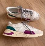 Gola leren sneakers wit met paars/groen accenten - maat 40, Kleding | Dames, Schoenen, Wit, Ophalen of Verzenden, Sneakers of Gympen