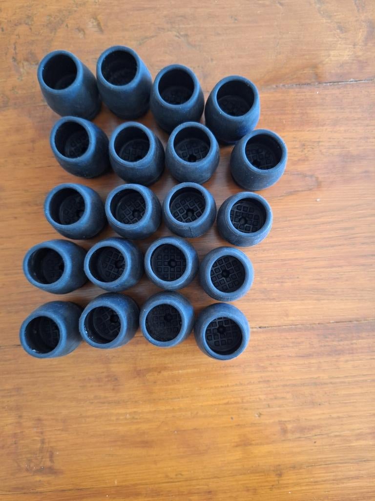 Set stoeldoppen van Flooq, Ophalen of Verzenden, Nieuw, Zwart, Vijf, Zes of meer stoelen