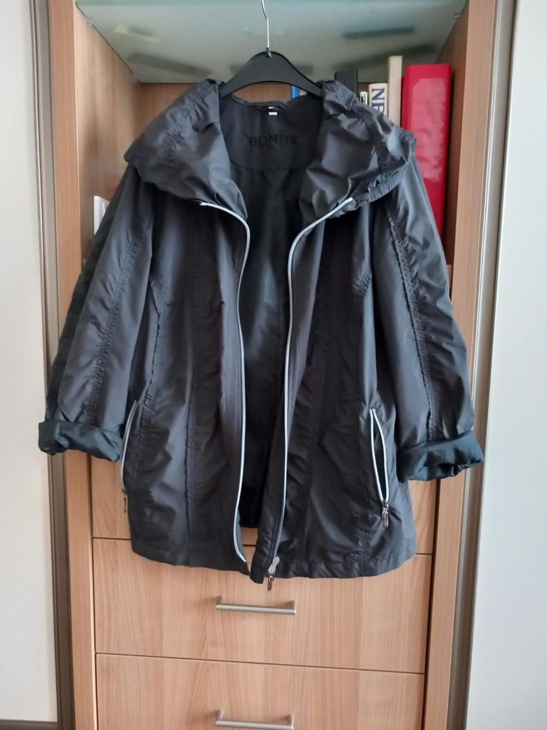 JACK ZWART MAAT 44, Ophalen of Verzenden, Zo goed als nieuw, Zwart, Jas of Mantel