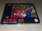 Mario Is Missing! SNES Game Case, Avontuur en Actie, Verzenden, 1 speler, Zo goed als nieuw