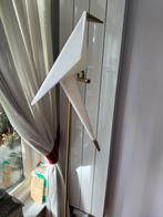 Design staande lamp vogel, Huis en Inrichting, Metaal of Aluminium, Ophalen of Verzenden, Zo goed als nieuw, Kunst