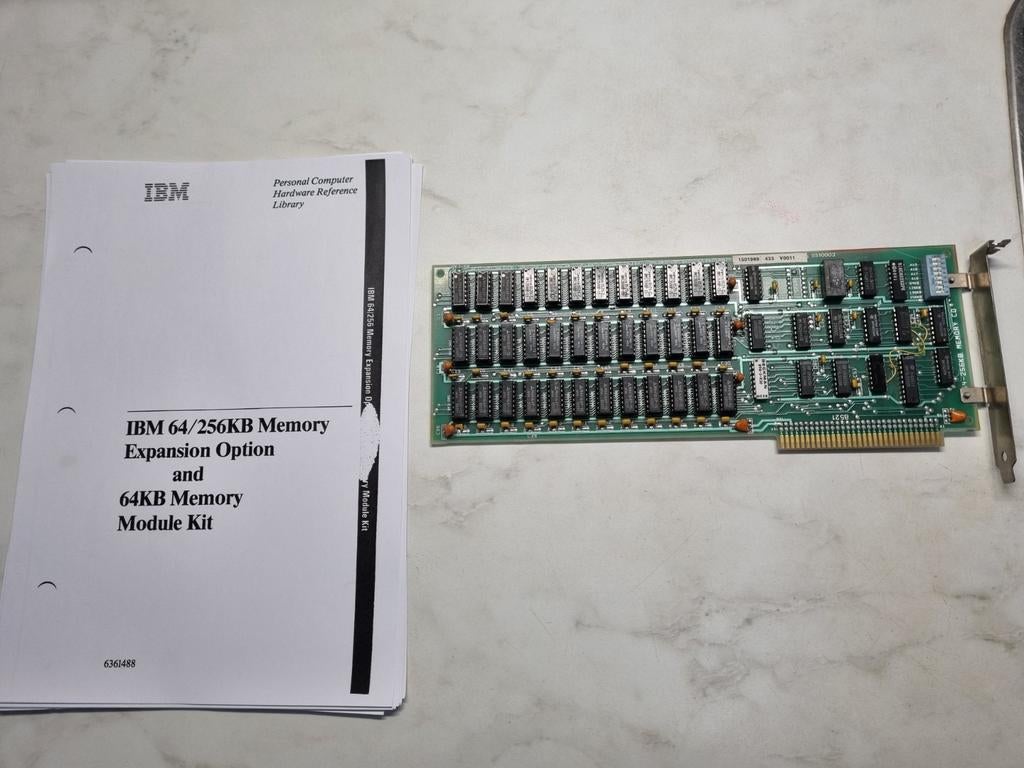 IBM 256kb memory expansion card, Ophalen of Verzenden
