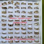 NIEUW:Melano TWISTED Ringen+Zettingen+Armbanden+Ketting+Oorb, IJzer of Staal, Nieuw, Ophalen of Verzenden, 17 tot 18
