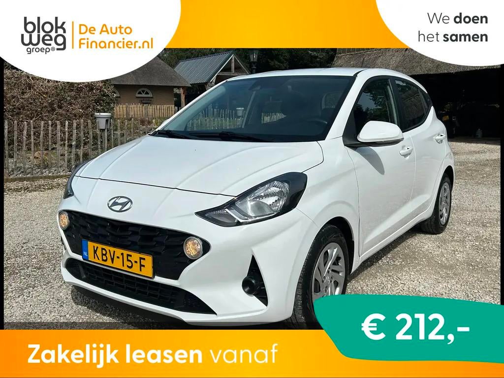 Hyundai i10 1.0 AUTOMAAT Apple Carplay, Airco, € 12.495,00, Auto's, Stof, Gebruikt, 899 kg, Wit