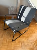 Fauteuil, Huis en Inrichting, Fauteuils, Metaal en stof, 75 tot 100 cm, Ophalen of Verzenden, Zo goed als nieuw