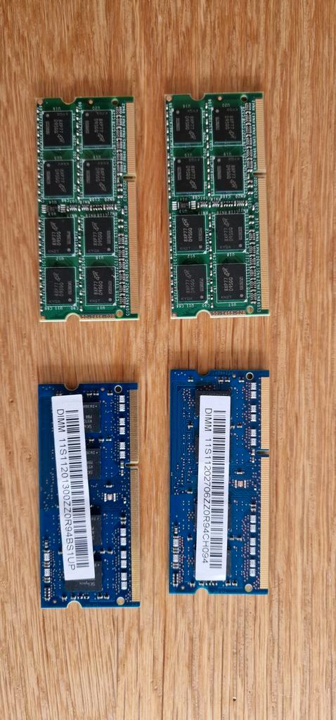 Laptop RAM DDR3L: 2x4GB en 2x8GB Geheugenmodules, Computers en Software, RAM geheugen, Gebruikt, Laptop, 4 GB, DDR3, Ophalen of Verzenden