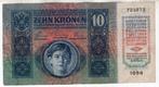 Oostenrijk/Hongarije 10 Korona 1915 vf, Verzenden, Oostenrijk