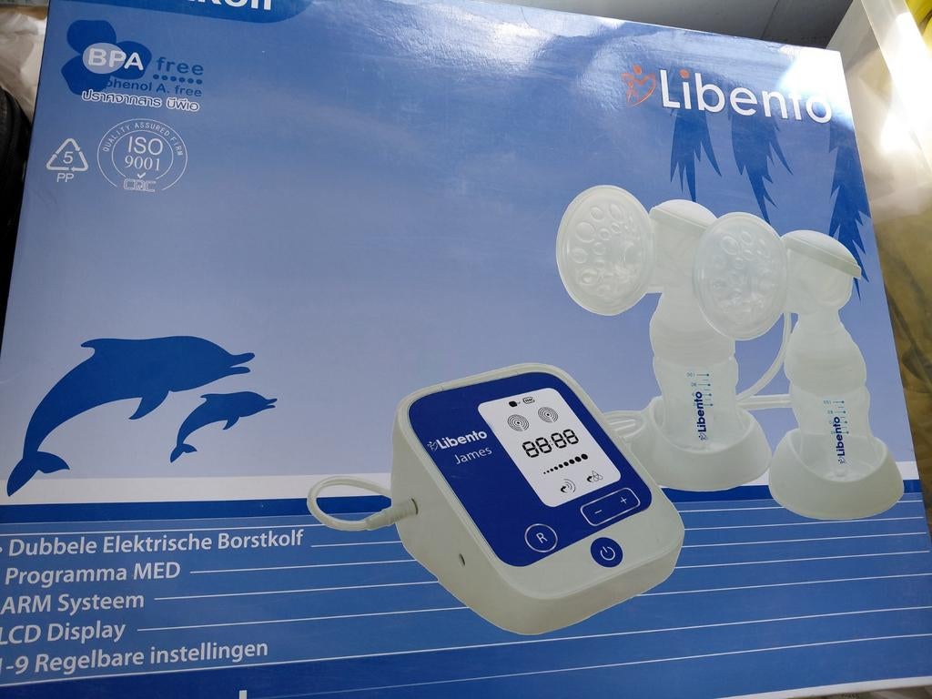 Libento James Dubbele Elektrische Borstkolf, Ophalen of Verzenden, Nieuw