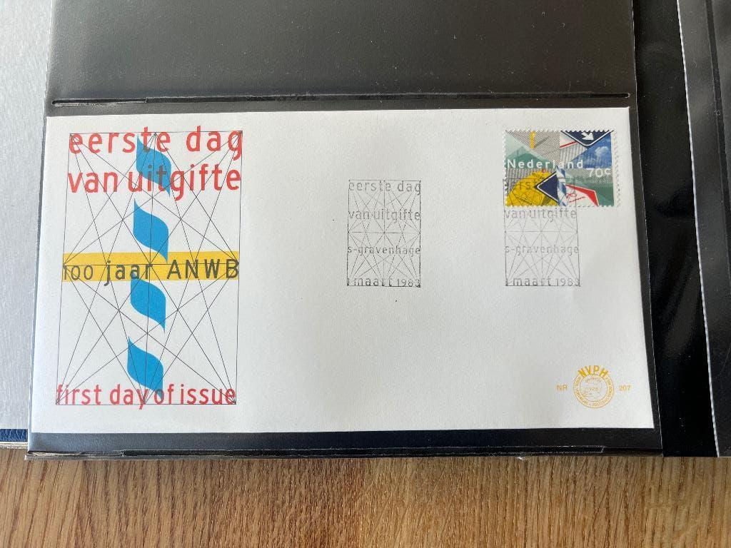 Eerstedagenveloppen 1983, nummers 207 ™ 213 - 9 stuks, Postzegels en Munten, Ophalen of Verzenden, Onbeschreven, Nederland