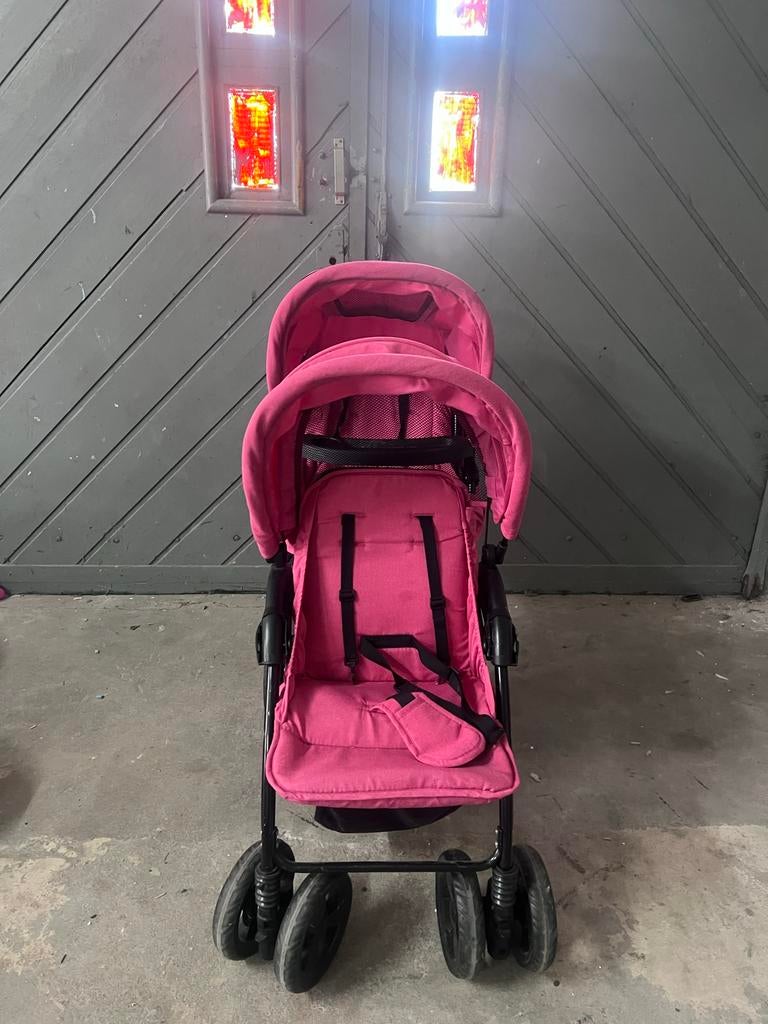 Tweeling kinderwagen - Goede staat, Gebruikt, Duowagen, Ophalen, Kinderwagen