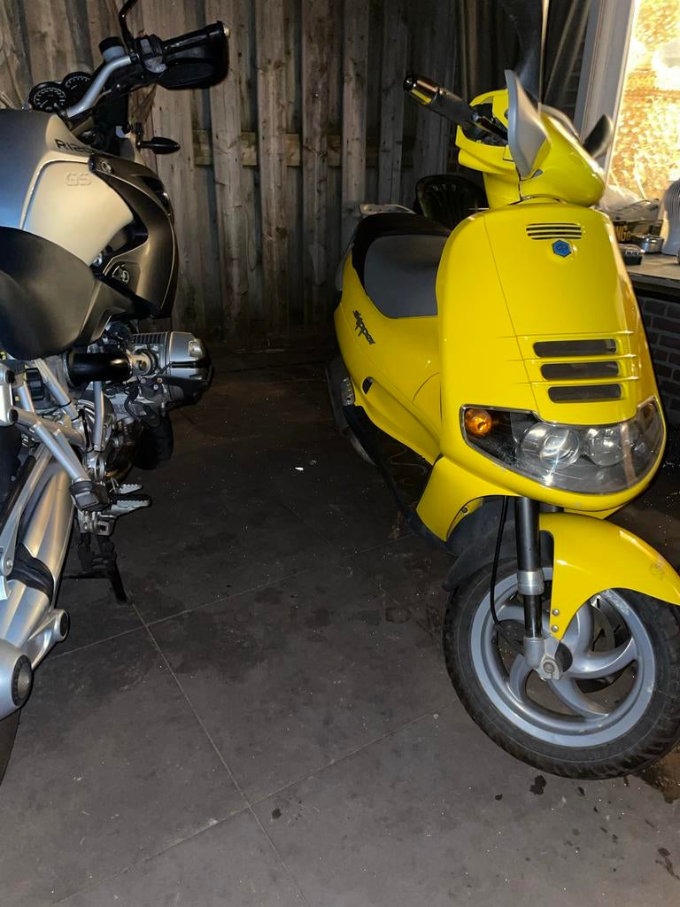 Piaggio Skipper LX 125cc 2T - Geel, Ophalen, Gebruikt, Overige typen, Piaggio