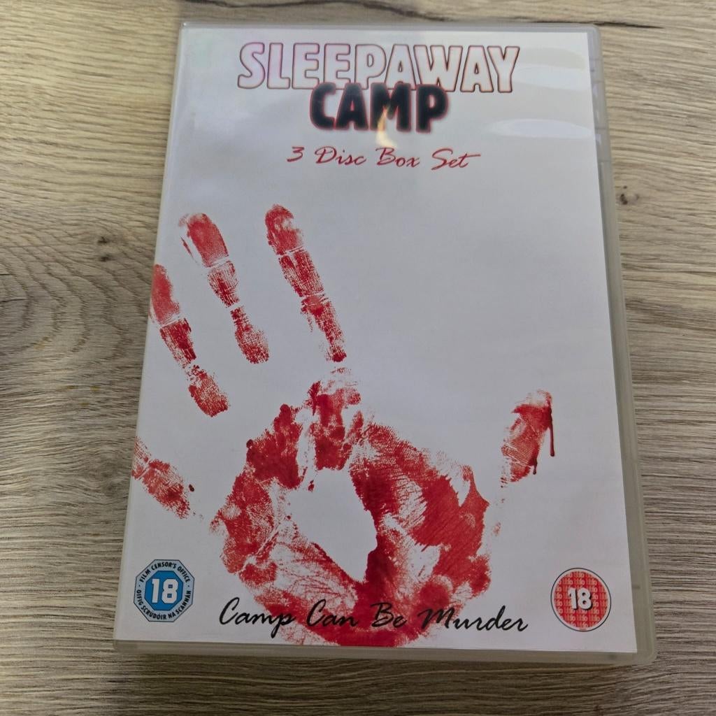 Sleepaway Camp (3-disc) 4 HALEN = 3 BETALEN, Cd's en Dvd's, Alle leeftijden, Ophalen of Verzenden, Zo goed als nieuw