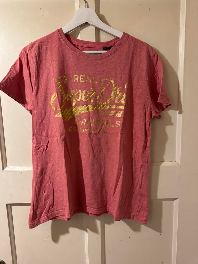 Superdry roze shirt maat 40, Kleding | Dames, T-shirts, Maat 38/40 (M), Ophalen of Verzenden, Zo goed als nieuw, Korte mouw
