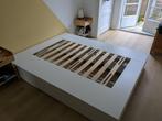 Nordli IKEA bedframe 160x200 wit met lades, Ophalen, Gebruikt, Wit, Tweepersoons