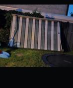 Knikarmscherm 320 cm, Tuin en Terras, Zonneschermen, 150 tot 300 cm, Ophalen, Gebruikt, Knikarmscherm