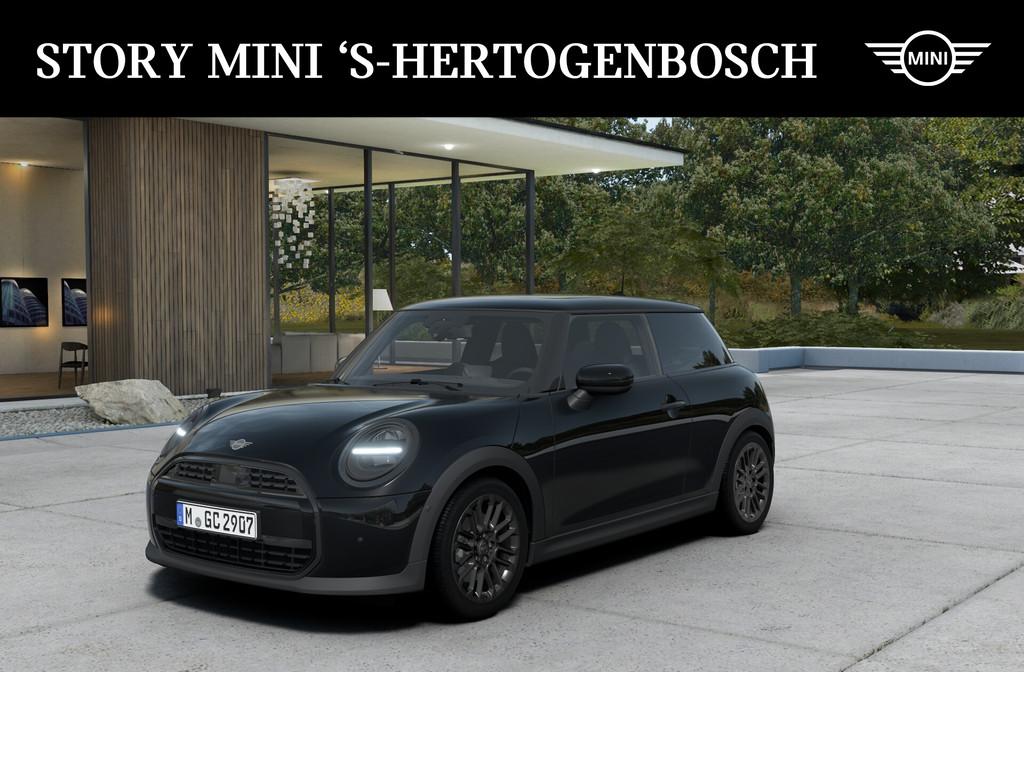 MINI Hatchback Cooper C Automaat / Blackyard / 17" U-Spoke g, Stof, Zwart, 156 pk, 4 stoelen
