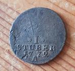 Duitsland Brandenburg-Pruissen 1 stuber 1772 A Friedriech II, Ophalen of Verzenden, Duitsland, Losse munt