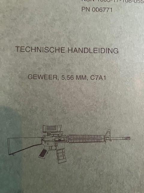 Voorschrift Bren, MAG, Diemaco, .50, NBC, Mijnenzoeker, etc., Ophalen of Verzenden, Landmacht, Nederland, Boek of Tijdschrift