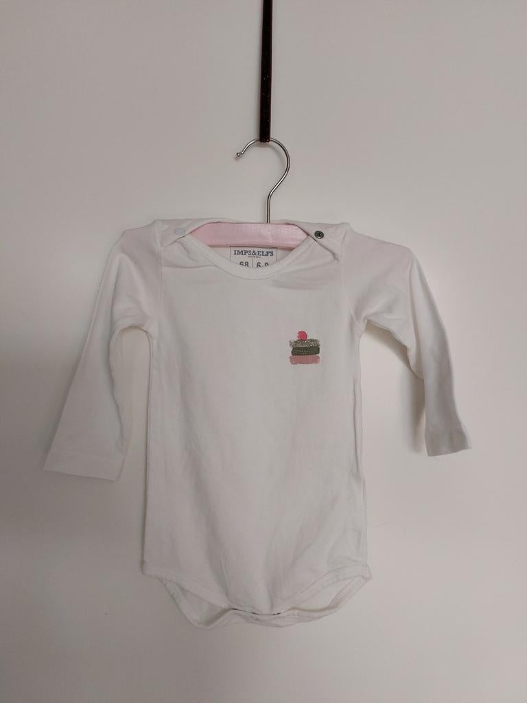 Imps & Elfs romper met lange mouwen maat 68 z.g.a.n., Nacht- of Onderkleding, Meisje, Zo goed als nieuw, Imps & Elfs