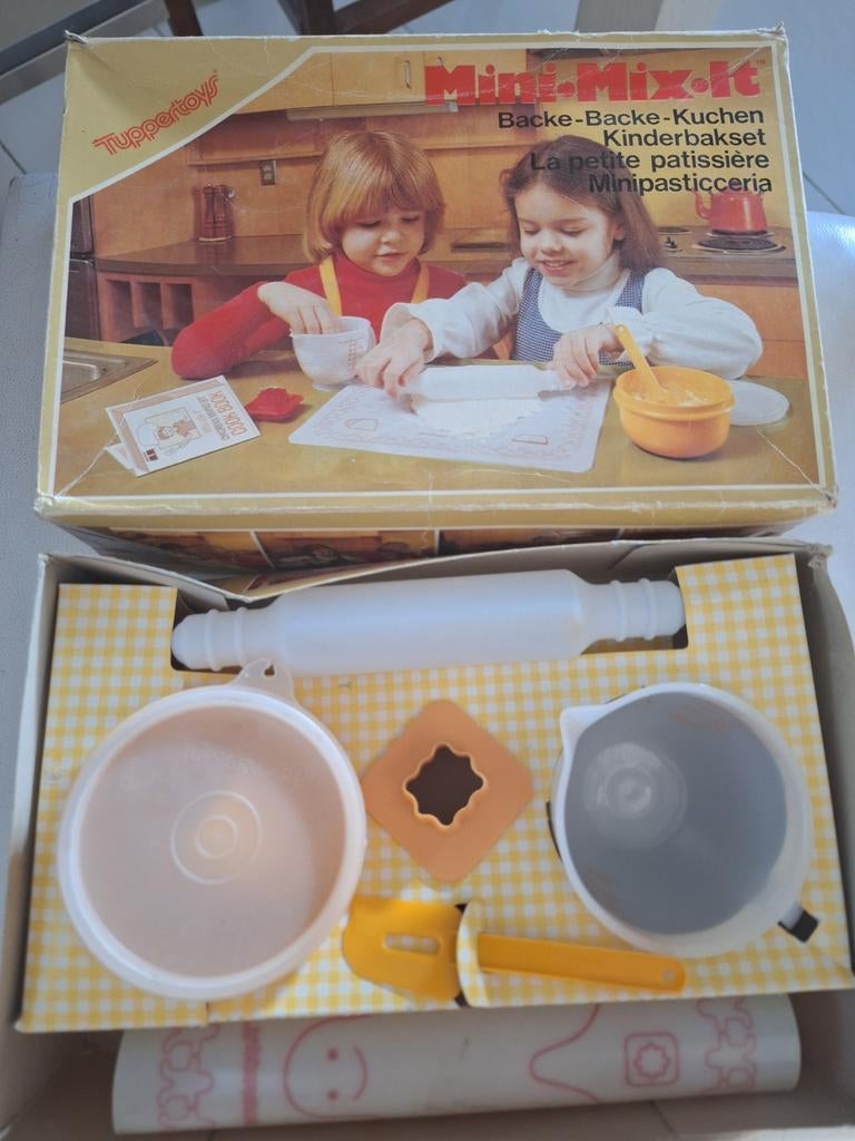 Tuppertoys Mini-Mix-It Kinderbakset - Vintage Tupperware, Ophalen of Verzenden