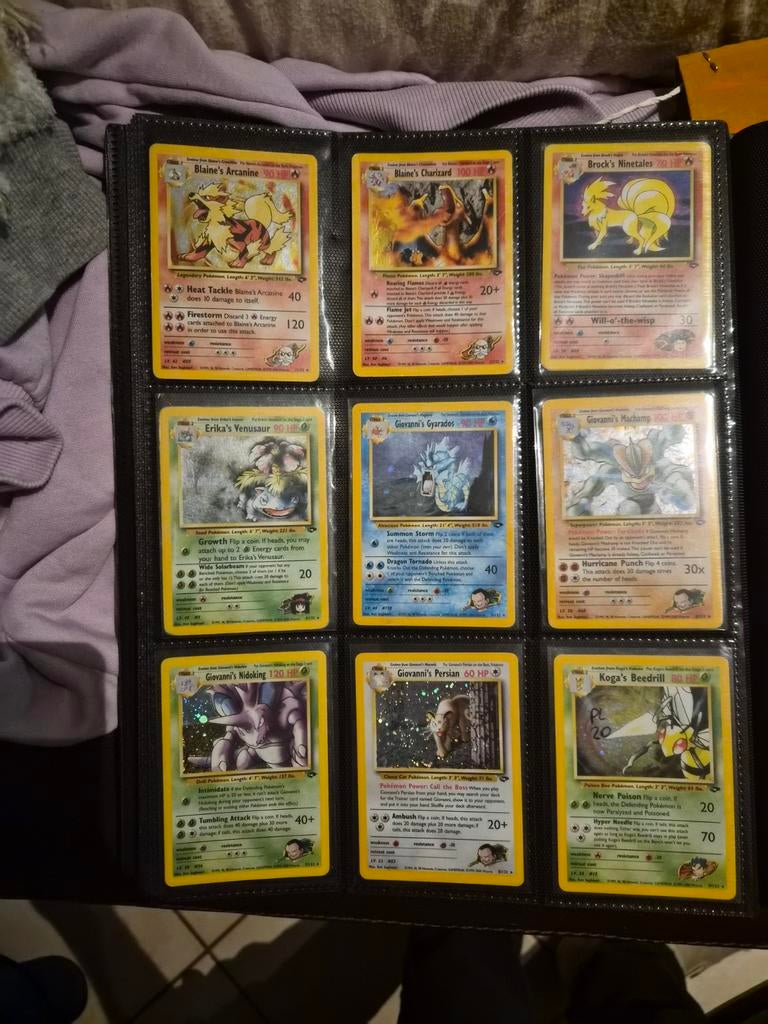 Gym Challenge complete set 132/132, Hobby en Vrije tijd, Verzamelkaartspellen | Pokémon, Ophalen of Verzenden, Gebruikt