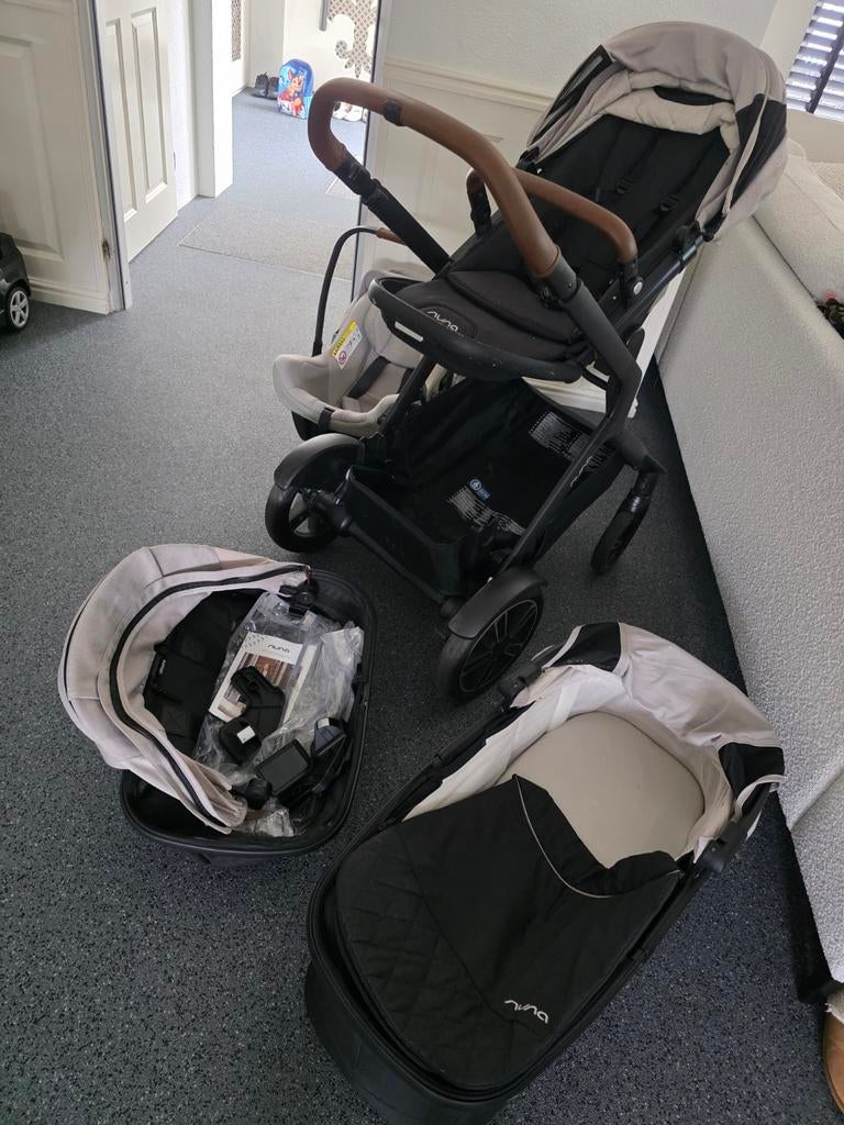 3 in 1 kinderwagen NUNA set, Kinderen en Baby's, Kinderwagens en Combinaties, Ophalen, Gebruikt, Overige merken
