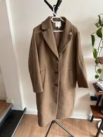 Oversized mantel jas maat M H&M, Ophalen of Verzenden, Zo goed als nieuw, Maat 38/40 (M), Bruin