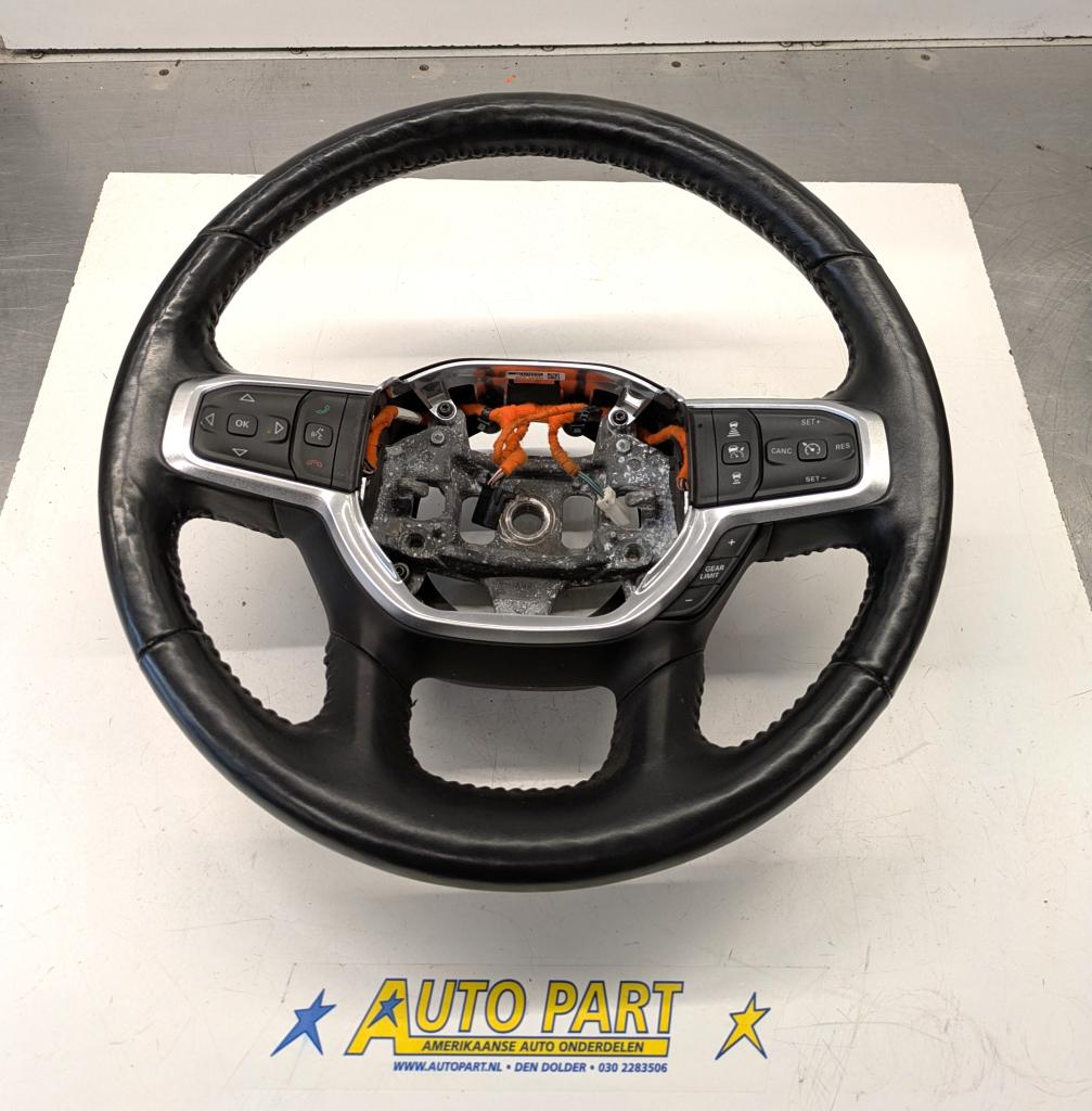 Dodge Ram pickup leder stuurwiel 2019-2022, Gebruikt, PO Box 21-8004 | Auburn Hills, MI 48321-8004, Amerikaanse onderdelen, Ophalen of Verzenden