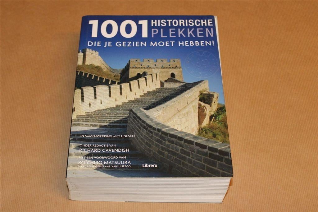 1001 Historische Plekken — Prachtig Dik Boek, Boeken, Ophalen of Verzenden, Gelezen, Europa