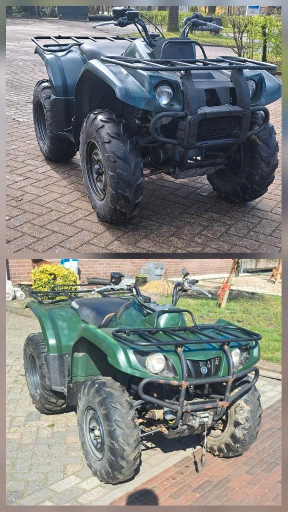 Goedlopende yamaha grizzly 350 en kodiak 450 quad, Motoren, Quads en Trikes, Ophalen