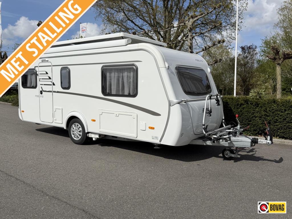 Eriba Feeling 470 Mover,luifel,Fietsendrager Enkele bedden, Standaardzit, Bedrijf, Tot en met 3, 5 tot 6 meter