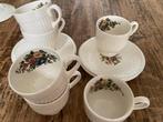 WEDGWOOD CONWAY mokka-/espressokopjes 6x, Ophalen of Verzenden, Zo goed als nieuw, Wedgwood, Kop(pen) en/of Schotel(s)