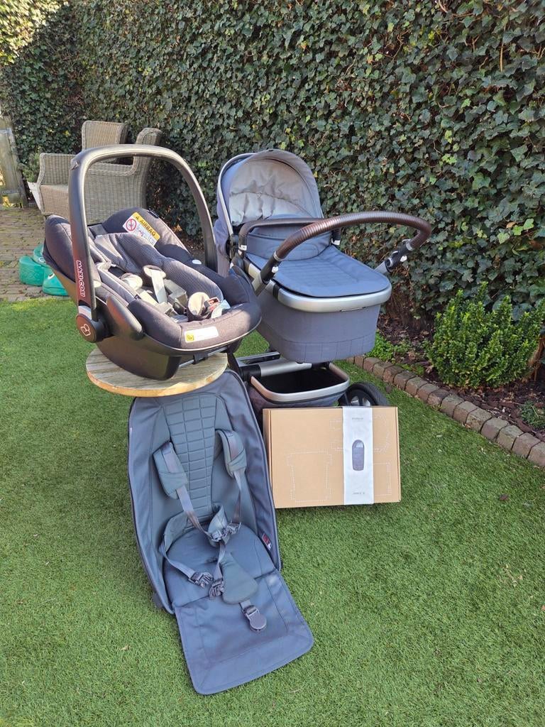 Joolz complete kinderwagen met Maxi-Cosi, Gebruikt, Combiwagen, Verstelbare duwstang, Ophalen