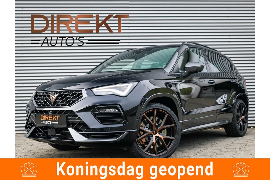 CUPRA Ateca 2.0 TSI 4DRIVE PANO BREMBO BEATS TREKHAAK CAMERA, Automaat, Gebruikt, Zwart, 4 cilinders