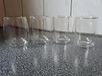 4 dubbelwandige koffieglazen of theeglazen., Glas of Glazen, Ophalen of Verzenden, N.v.t, N.v.t