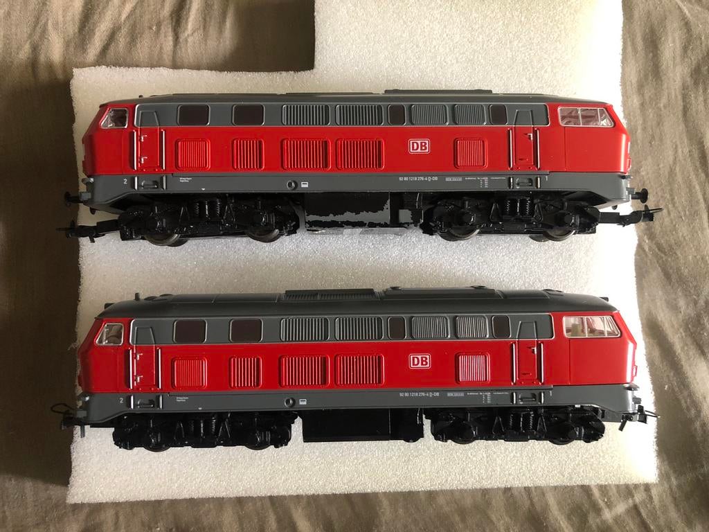 Piko 2x V218, 57901, Zo goed als nieuw, Gelijkstroom, Locomotief, Piko