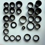 26x zonnekappen(49mm, 52mm, Nikon, Minolta, Olympus, ..), Ophalen of Verzenden, Gebruikt, 50 tot 60 mm, Zonnekap