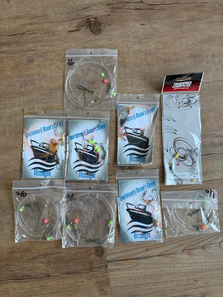 9 Zeevis onderlijnen voor allround zeevissen - Nieuw!, Ophalen of Verzenden, Nieuw, Vislijn