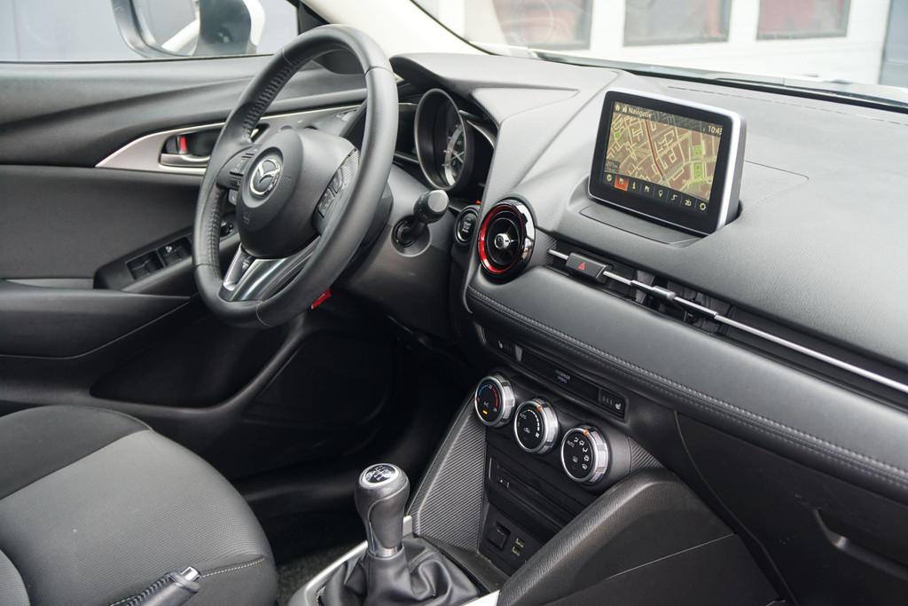 Mazda CX-3 2.0 SkyActiv-G 120 S + LED / NAVIGATIE / SENSOREN, Voorwielaandrijving, 1998 cc, Stof, Gebruikt