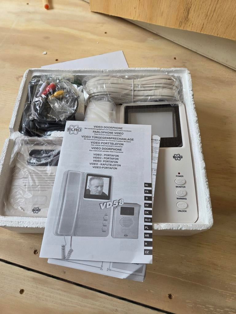 Intercom met camera - Nieuw in doos, Ophalen of Verzenden